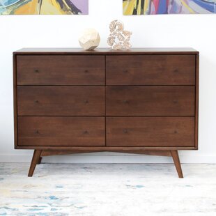 Lafever 6 Drawer 57" W Double Dresser | AllModern